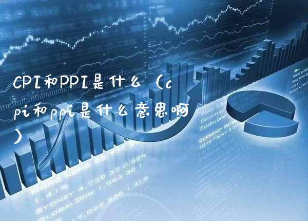 CPI和PPI是什么（cpi和ppi是什么意思啊）