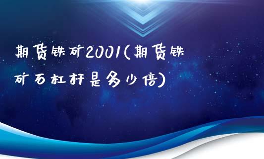 期货铁矿2001(期货铁矿石杠杆是多少倍)