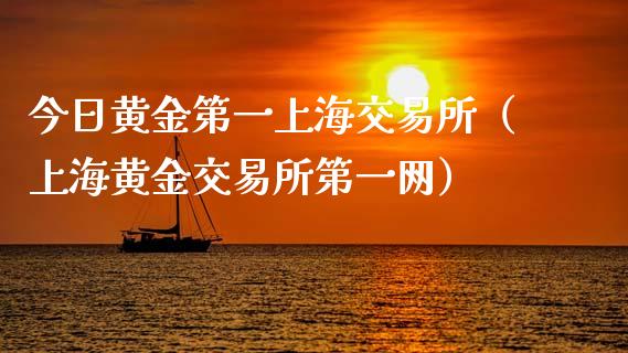 今日黄金第一上海交易所（上海黄金交易所第一网）_https://www.boyangwujin.com_期货直播间_第1张