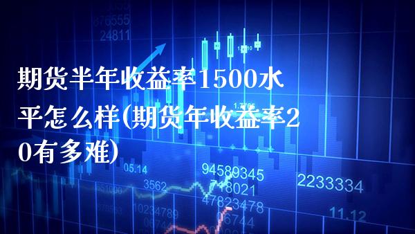 期货半年收益率1500水平怎么样(期货年收益率20有多难)