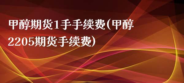 甲醇期货1手手续费(甲醇2205期货手续费)