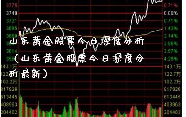 山东黄金股票今日深度分析（山东黄金股票今日深度分析最新）