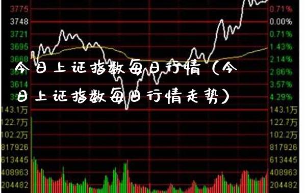 今日上证指数每日行情（今日上证指数每日行情走势）