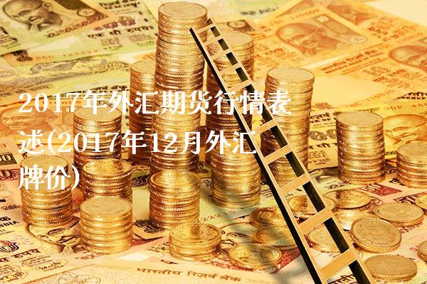 2017年外汇期货行情表述(2017年12月外汇牌价)