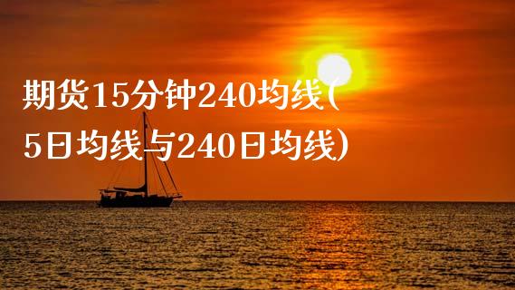 期货15分钟240均线(5日均线与240日均线)