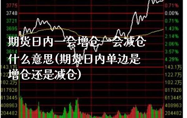 期货日内一会增仓一会减仓什么意思(期货日内单边是增仓还是减仓)_https://www.boyangwujin.com_期货直播间_第1张