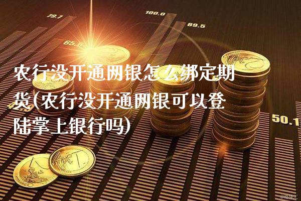 农行没开通网银怎么绑定期货(农行没开通网银可以登陆掌上银行吗)