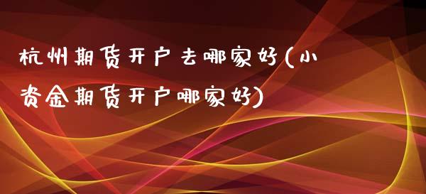 杭州期货开户去哪家好(小资金期货开户哪家好)_https://www.boyangwujin.com_纳指期货_第1张