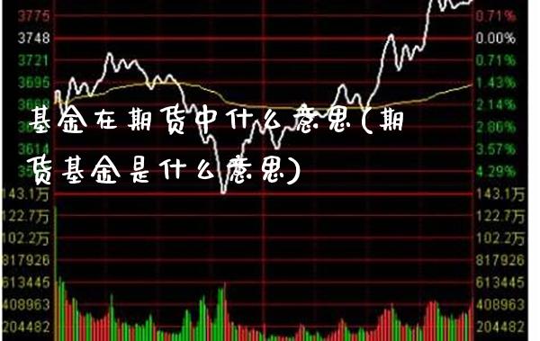 基金在期货中什么意思(期货基金是什么意思)_https://www.boyangwujin.com_期货直播间_第1张