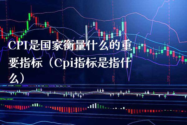 CPI是国家衡量什么的重要指标（Cpi指标是指什么）