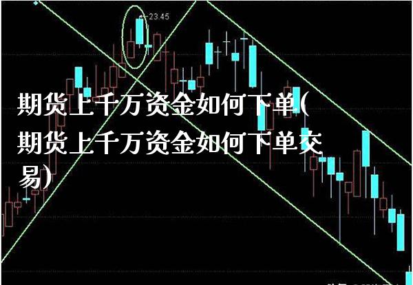 期货上千万资金如何下单(期货上千万资金如何下单交易)