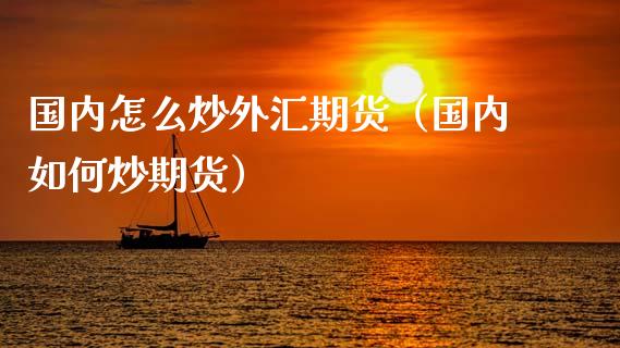 国内怎么炒外汇期货（国内如何炒期货）_https://www.boyangwujin.com_白银期货_第1张