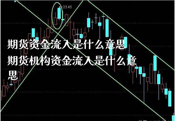 期货资金流入是什么意思 期货机构资金流入是什么意思