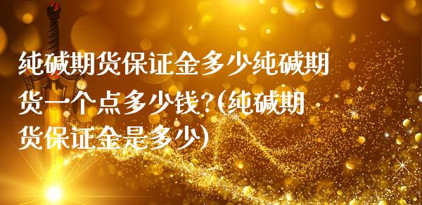 纯碱期货保证金多少纯碱期货一个点多少钱?(纯碱期货保证金是多少)