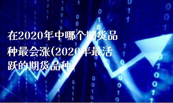 在2020年中哪个期货品种最会涨(2020年最活跃的期货品种)