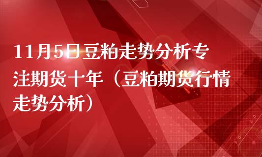 11月5日豆粕走势分析专注期货十年（豆粕期货行情走势分析）