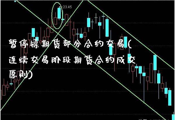 暂停镍期货部分合约交易(连续交易阶段期货合约成交原则)