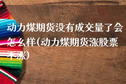 动力煤期货没有成交量了会怎么样(动力煤期货涨股票不涨)