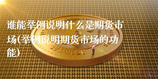 谁能举例说明什么是期货市场(举例说明期货市场的功能)_https://www.boyangwujin.com_原油直播间_第1张