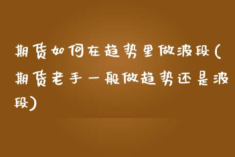 期货如何在趋势里做波段(期货老手一般做趋势还是波段)_https://www.boyangwujin.com_原油期货_第1张