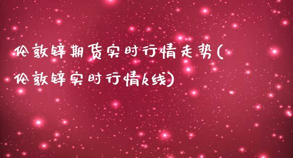 伦敦锌期货实时行情走势(伦敦锌实时行情k线)_https://www.boyangwujin.com_原油期货_第1张