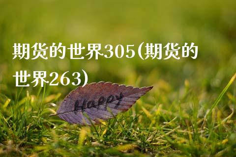 期货的世界305(期货的世界263)_https://www.boyangwujin.com_期货直播间_第1张