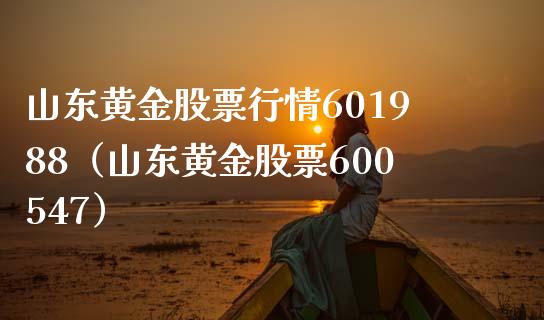 山东黄金股票行情601988（山东黄金股票600547）_https://www.boyangwujin.com_期货直播间_第1张