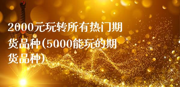 2000元玩转所有热门期货品种(5000能玩的期货品种)