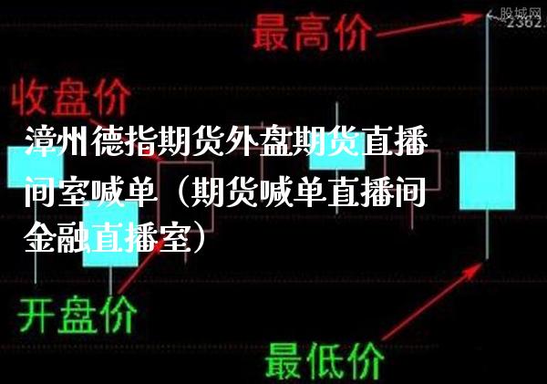 漳州德指期货外盘期货直播间室喊单（期货喊单直播间金融直播室）