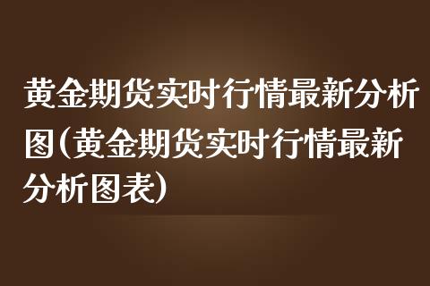 黄金期货实时行情最新分析图(黄金期货实时行情最新分析图表)