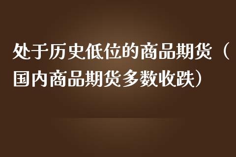 处于历史低位的商品期货（国内商品期货多数收跌）