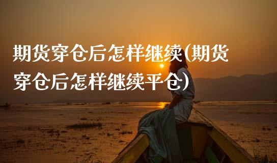 期货穿仓后怎样继续(期货穿仓后怎样继续平仓)_https://www.boyangwujin.com_原油直播间_第1张