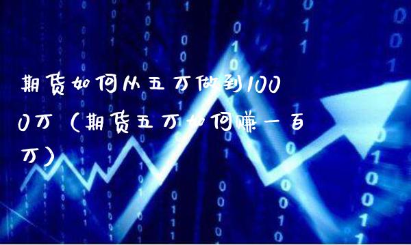 期货如何从五万做到1000万（期货五万如何赚一百万）