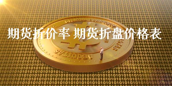 期货折价率 期货折盘价格表_https://www.boyangwujin.com_期货直播间_第1张