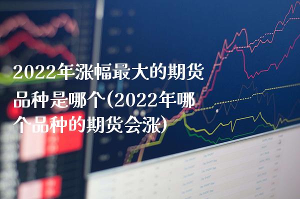 2022年涨幅最大的期货品种是哪个(2022年哪个品种的期货会涨)_https://www.boyangwujin.com_期货直播间_第1张