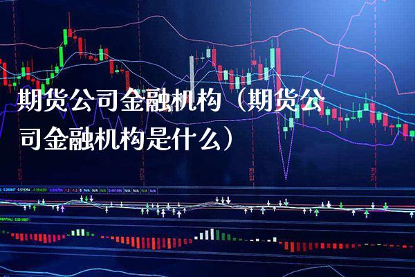 期货公司金融机构（期货公司金融机构是什么）