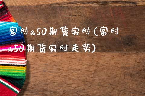 富时a50期货实时(富时a50期货实时走势)