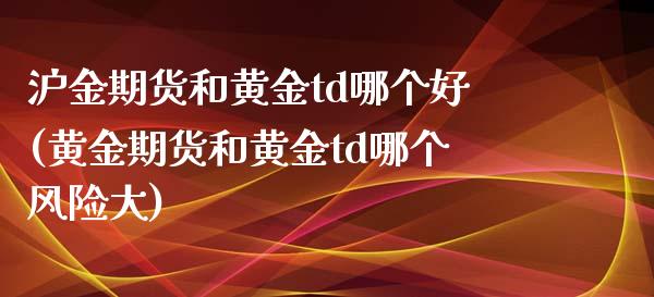 沪金期货和黄金td哪个好(黄金期货和黄金td哪个风险大)