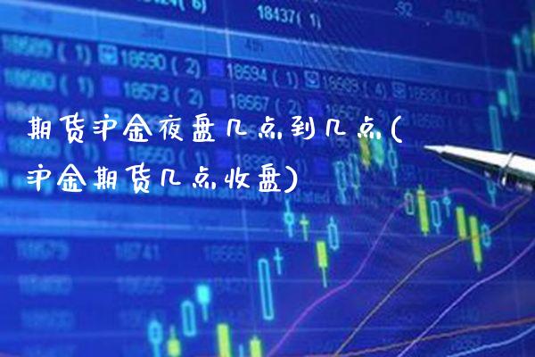 期货沪金夜盘几点到几点(沪金期货几点收盘)_https://www.boyangwujin.com_原油直播间_第1张