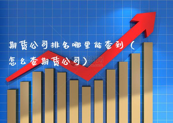 期货公司排名哪里能查到（怎么查期货公司）