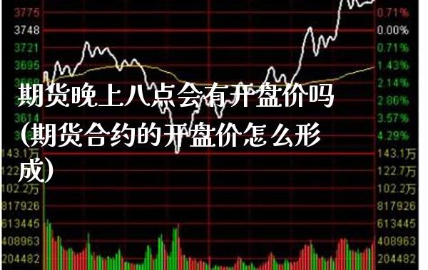 期货晚上八点会有开盘价吗(期货合约的开盘价怎么形成)_https://www.boyangwujin.com_原油期货_第1张