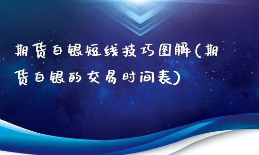 期货白银短线技巧图解(期货白银的交易时间表)