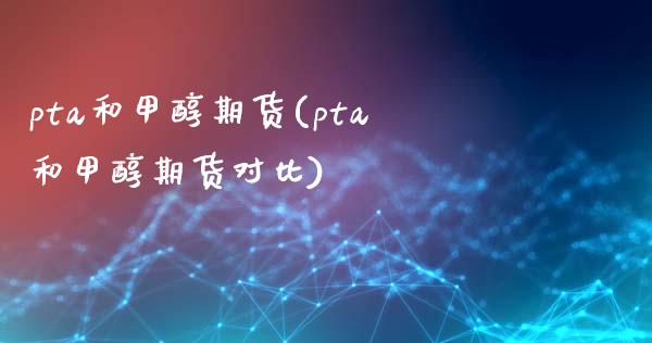 pta和甲醇期货(pta和甲醇期货对比)_https://www.boyangwujin.com_道指期货_第1张